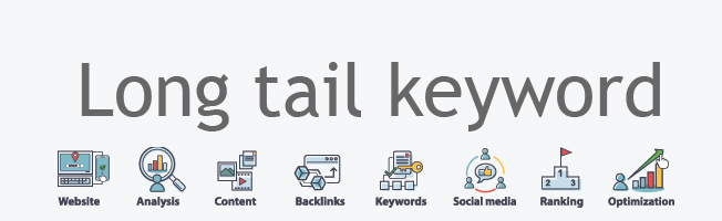 Betekenis SEO-term long tail keywords