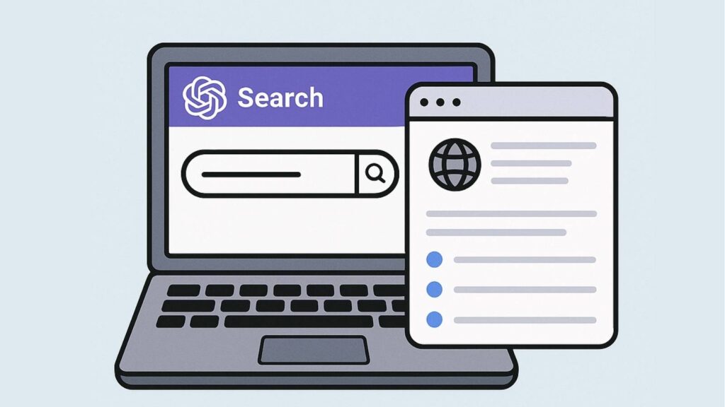 Bronnen bij ChatGPT Search