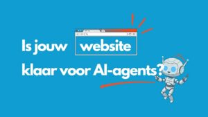Header met tekst "Is jouw website klaar voor AI-agents?"