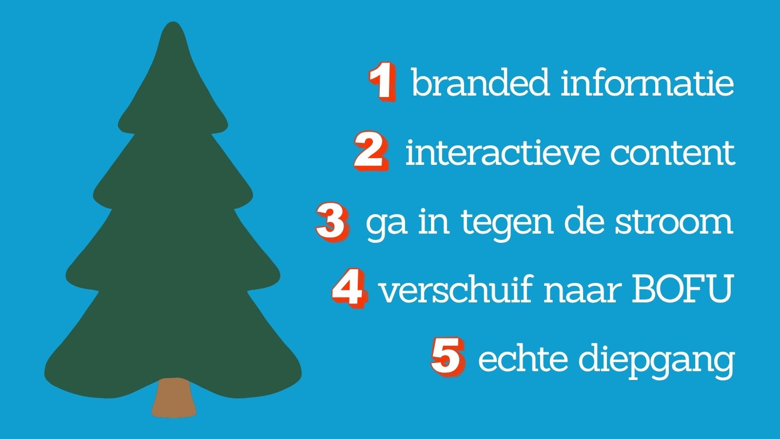 infographic over hoe je evergreen content laat overleven